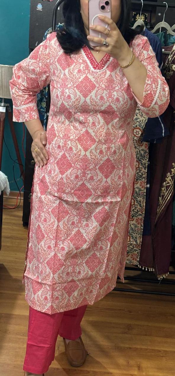 Long Kurti Coord Set