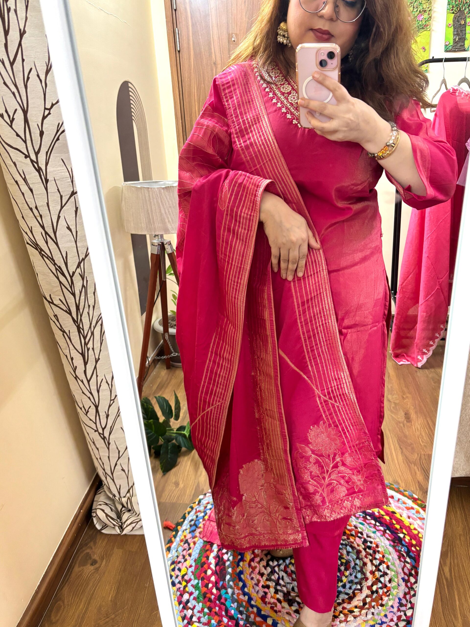 Shimmer Kurta Dupatta set