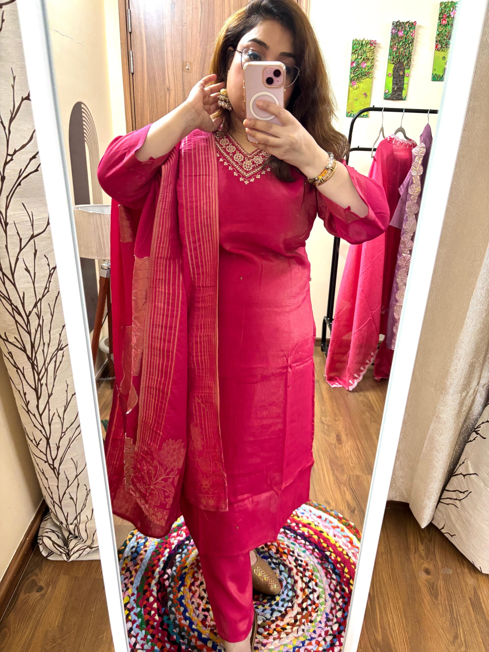 Shimmer Kurta Dupatta set - Image 4