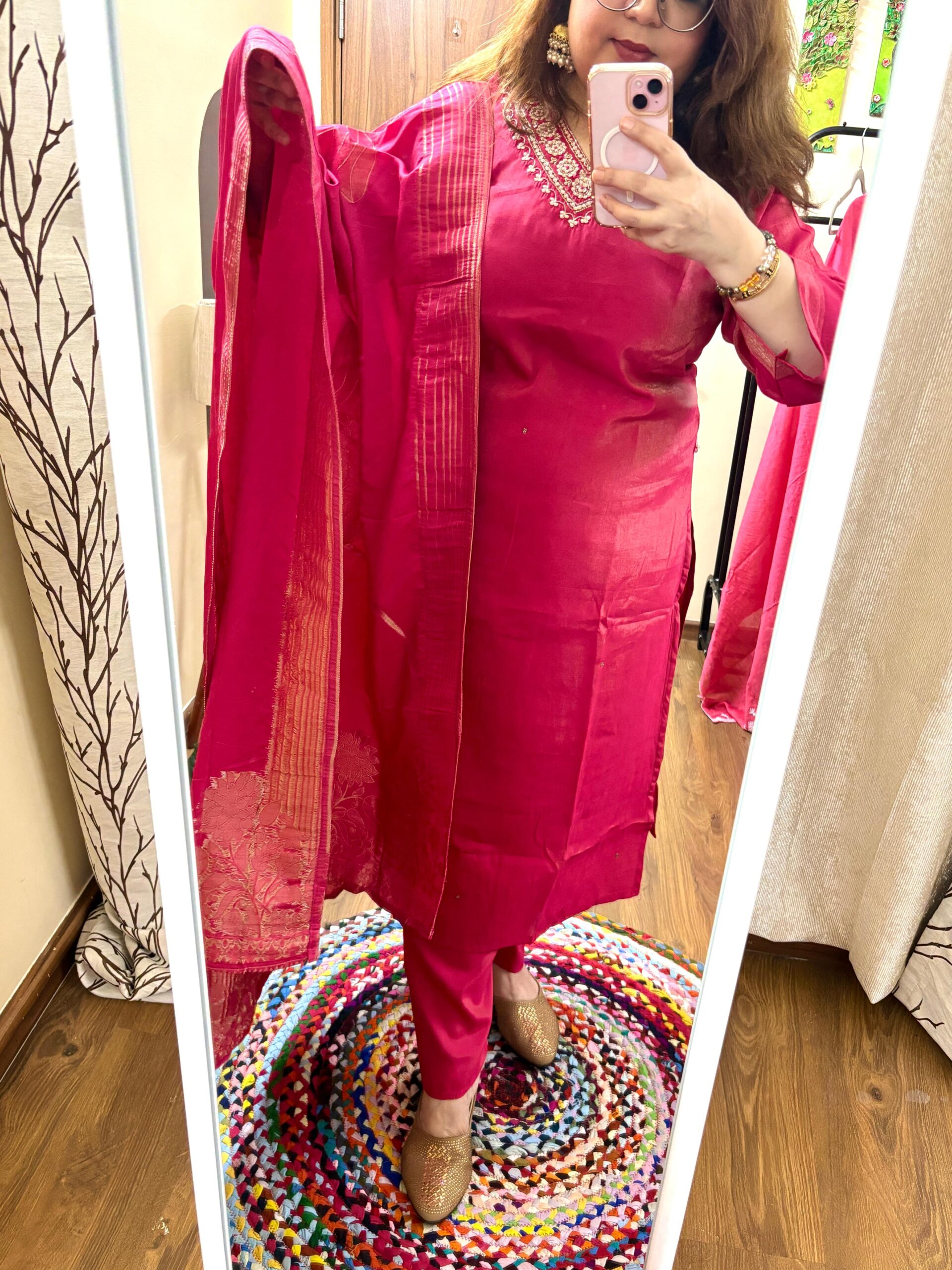 Shimmer Kurta Dupatta set - Image 5