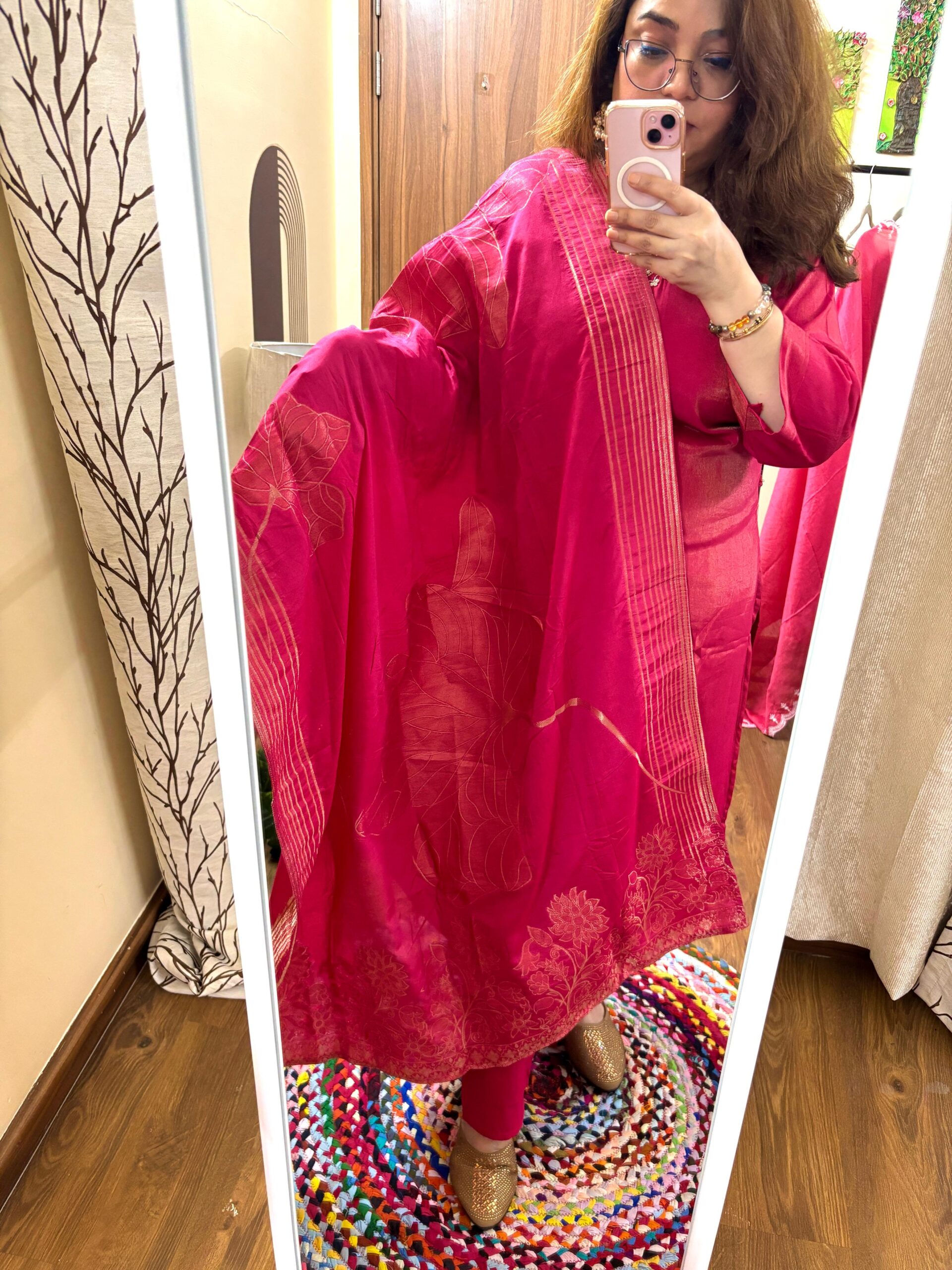 Shimmer Kurta Dupatta set - Image 2