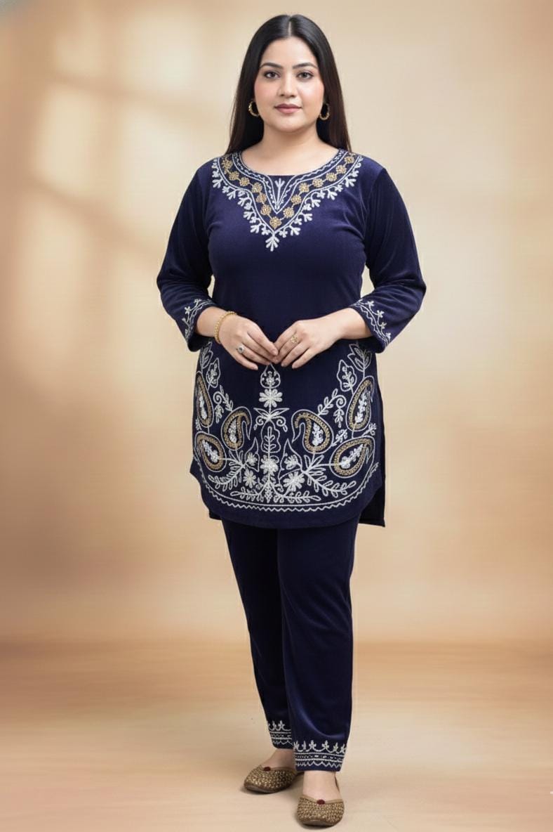 Winter Velvet Coord Set