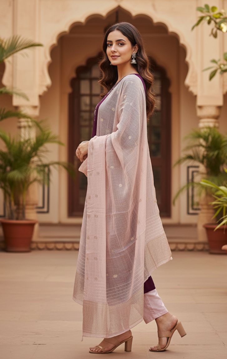 Roman Silk - Kurta Set - Image 2