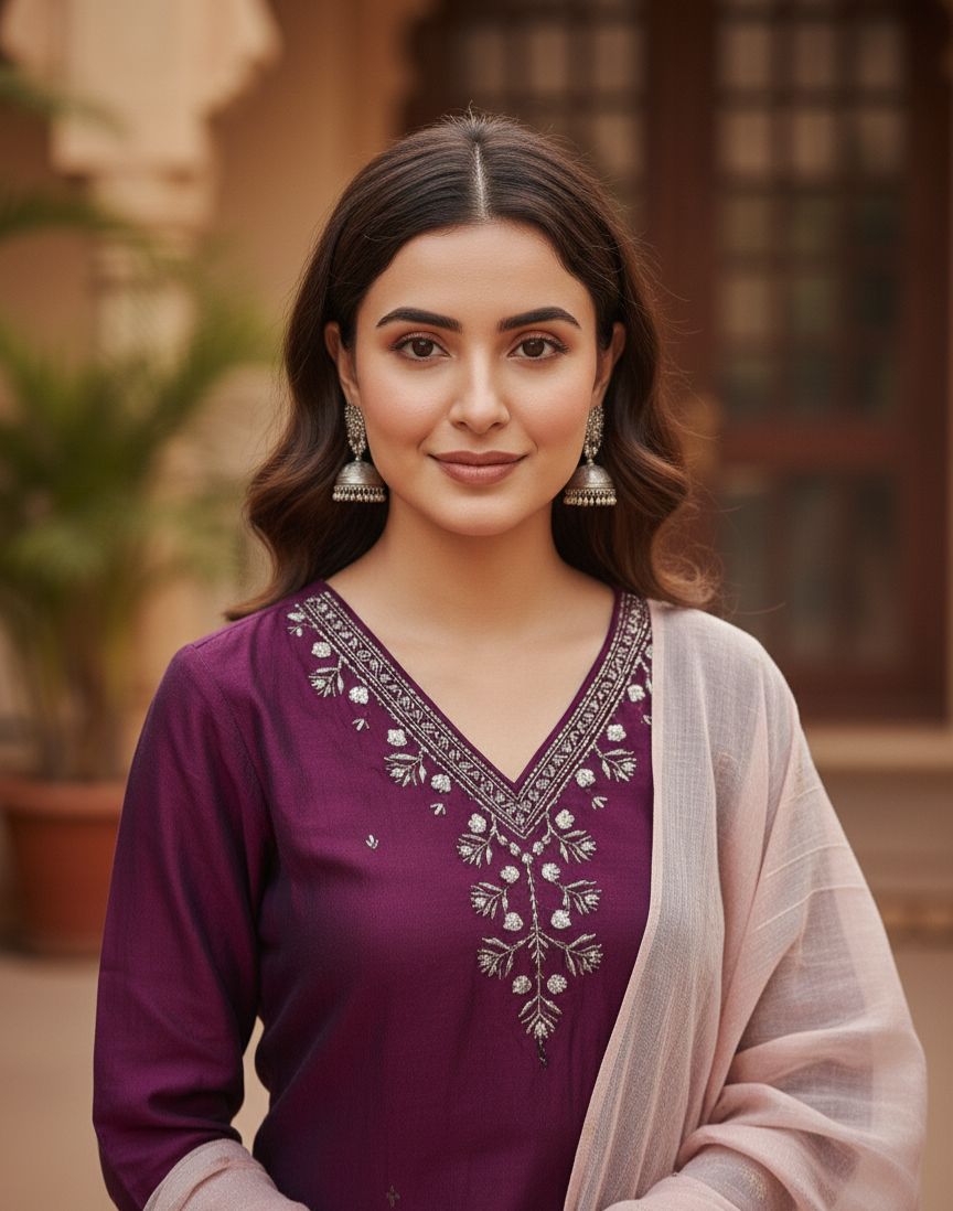 Roman Silk - Kurta Set - Image 5