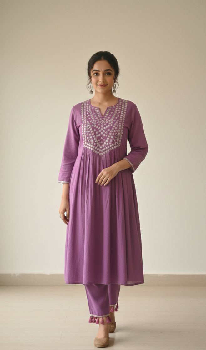 Cotton - Kurta Set - Image 4