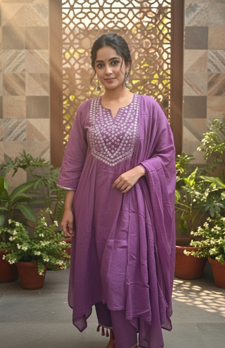 Cotton - Kurta Set - Image 5