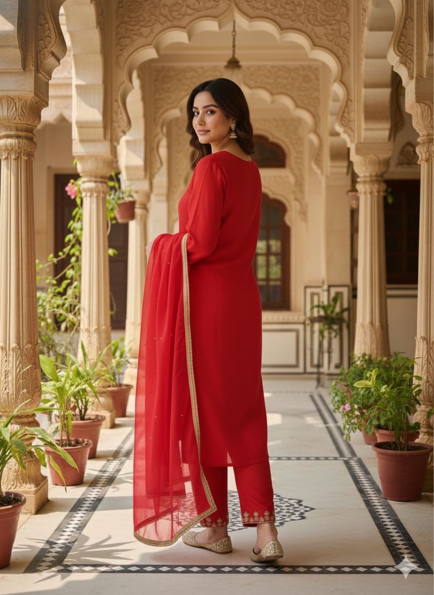 Organza Kurta Set - Image 2