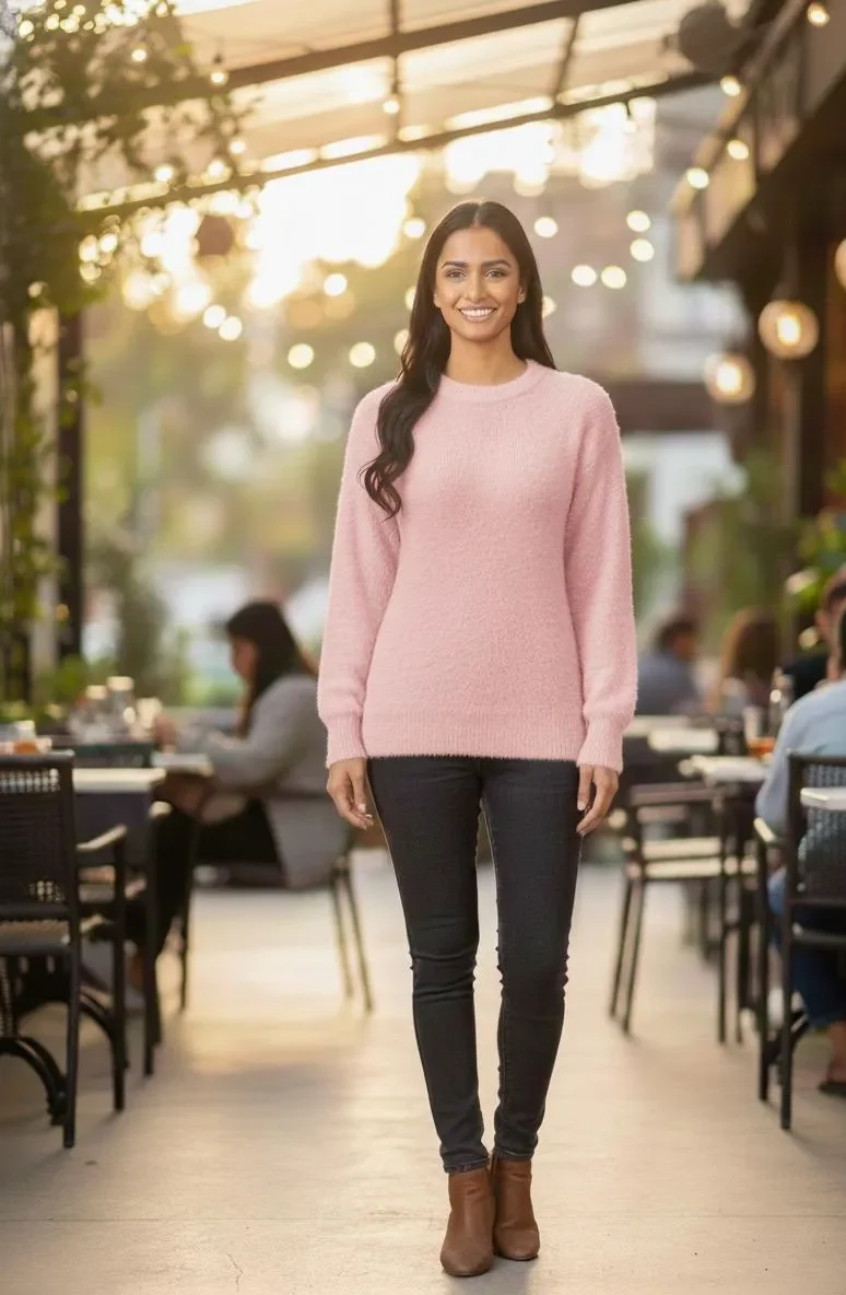 Woolen Fur Top/Sweater