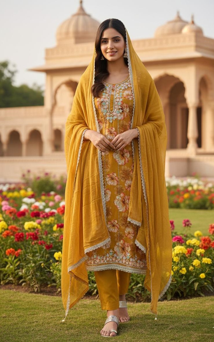 Chinon-Ethnic Set | Yellow